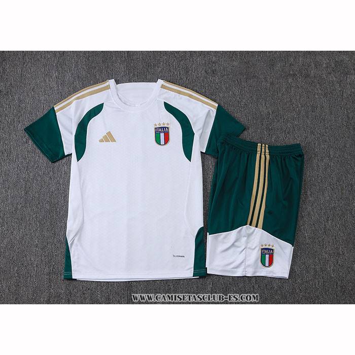 Chandal del Italia 25-26 Manga Corta Negro - Pantalon Corto